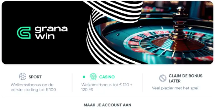 GranaWin Casino registratie banner